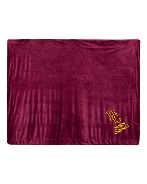 Davison Cardinals Sherpa Blanket