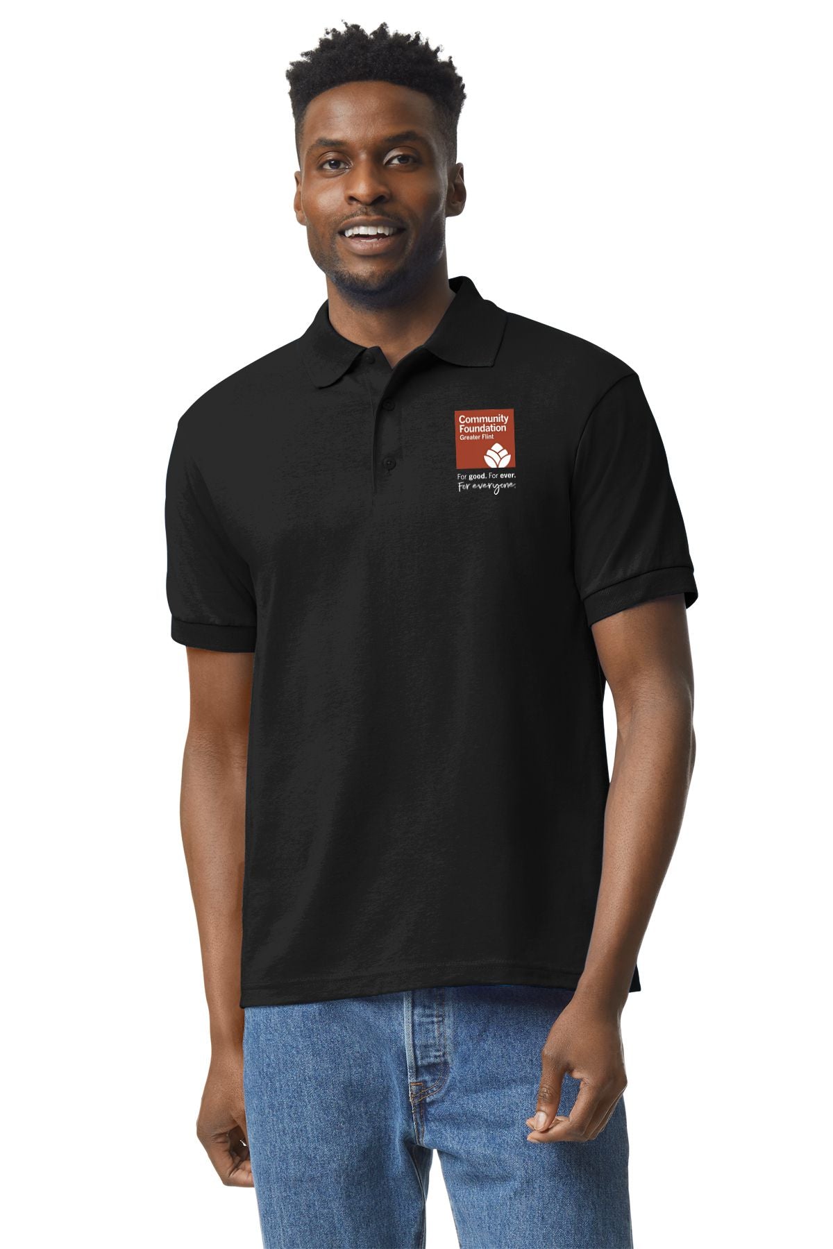 Community Foundation of Greater Flint DryBlend® Adult Jersey Sport Shirt