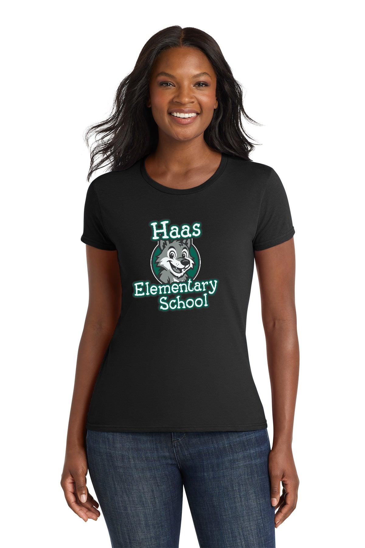 Haas Elementary Women's 100% Ring Spun Cotton T-Shirt
