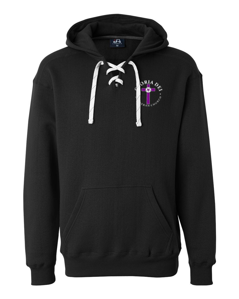 Gloria Dei Lutheran Church Lace Up Hood