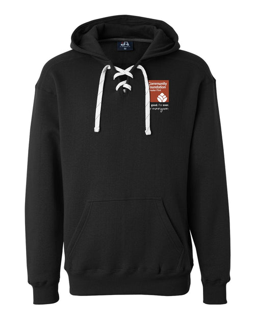 Community Foundation of Greater Flint Lace Up Hood
