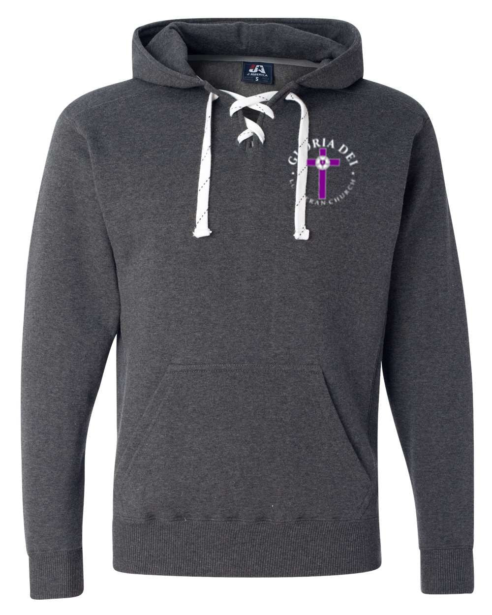 Gloria Dei Lutheran Church Lace Up Hood