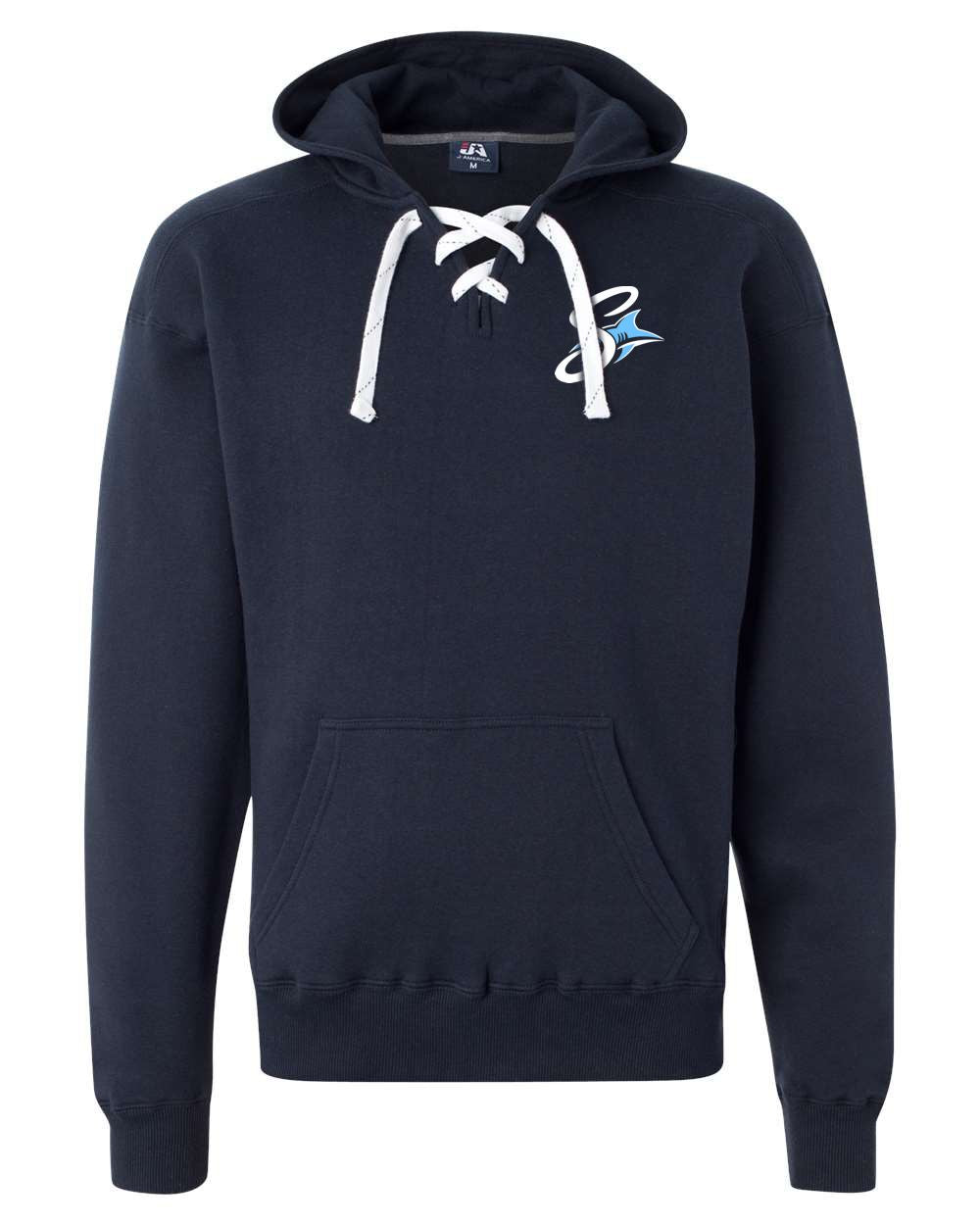 Sharks Softball Lace Up Hood