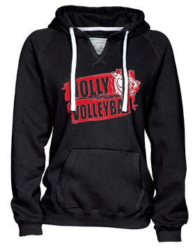 Holly Volleyball Ladies V-Notch Hood