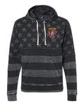 Atlas TWP Fire Department Black American Flag Triblend Hood