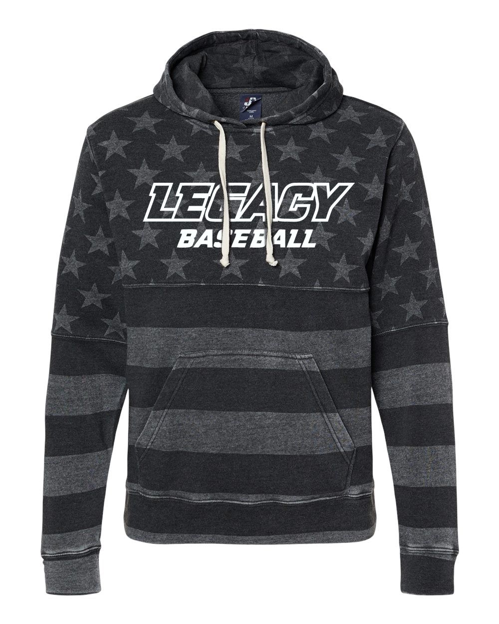 Legacy Baseball American Flag Triblend Hood