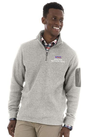 Valley Area Agency On Aging Heathered Fleece Pullover