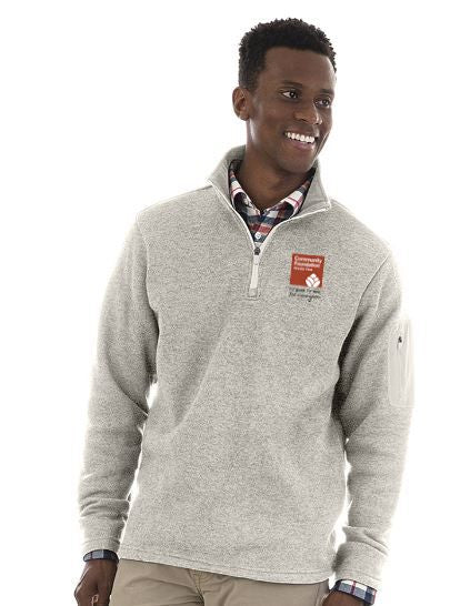 Community Foundation of Greater Flint Heathered Fleece Pullover