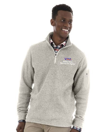 Valley Area Agency On Aging Heathered Fleece Pullover