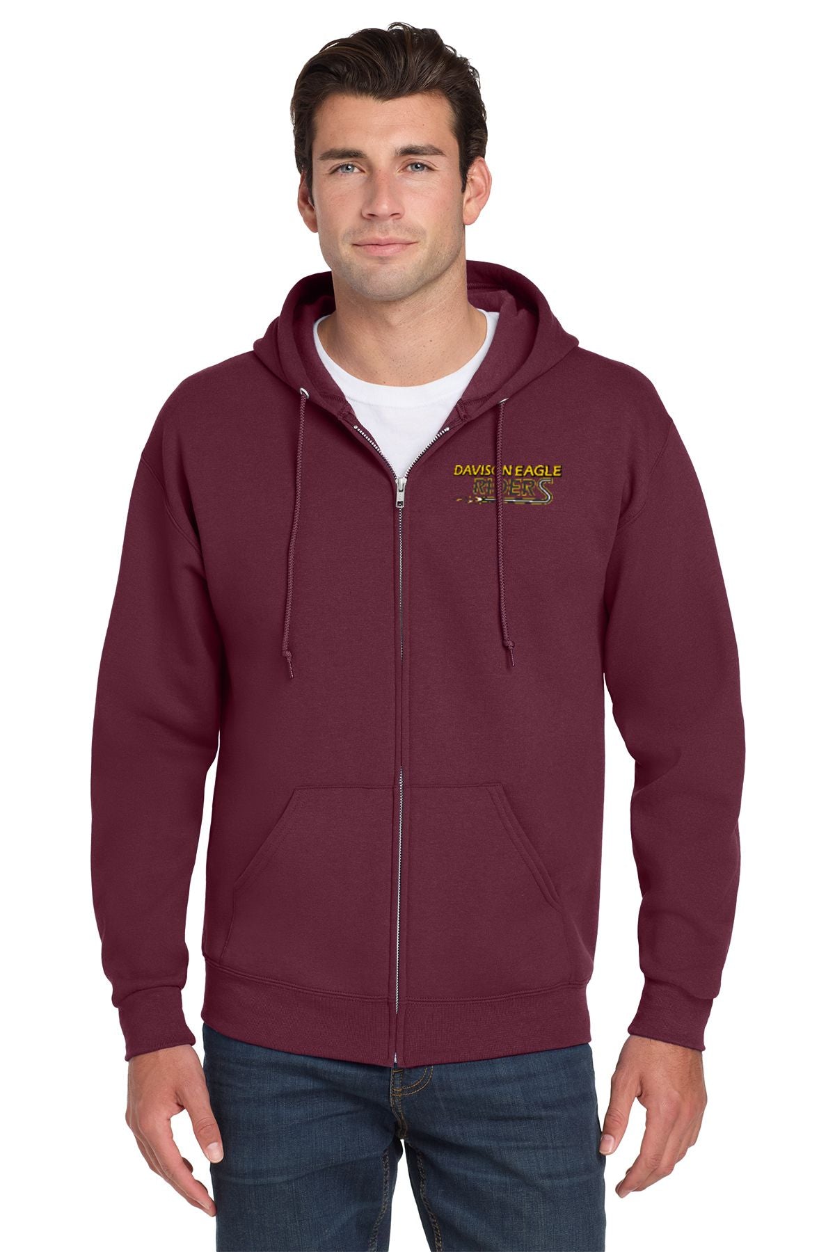 Davison Eagle Riders Full Zip Hooded Sweatshirt
