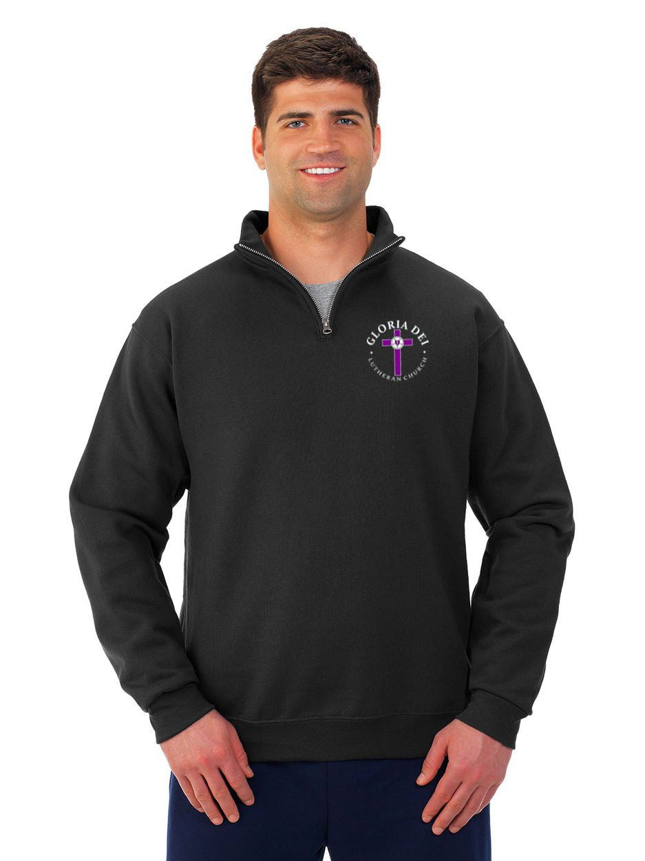 Gloria Dei Lutheran Church 1/4 Zip Cotton Pullover