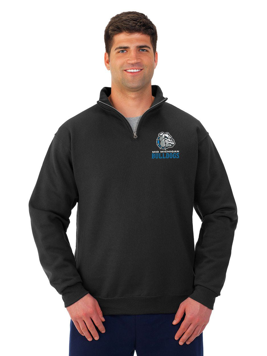 Mid Michigan Bulldogs 1/4 Zip Cotton Pullover