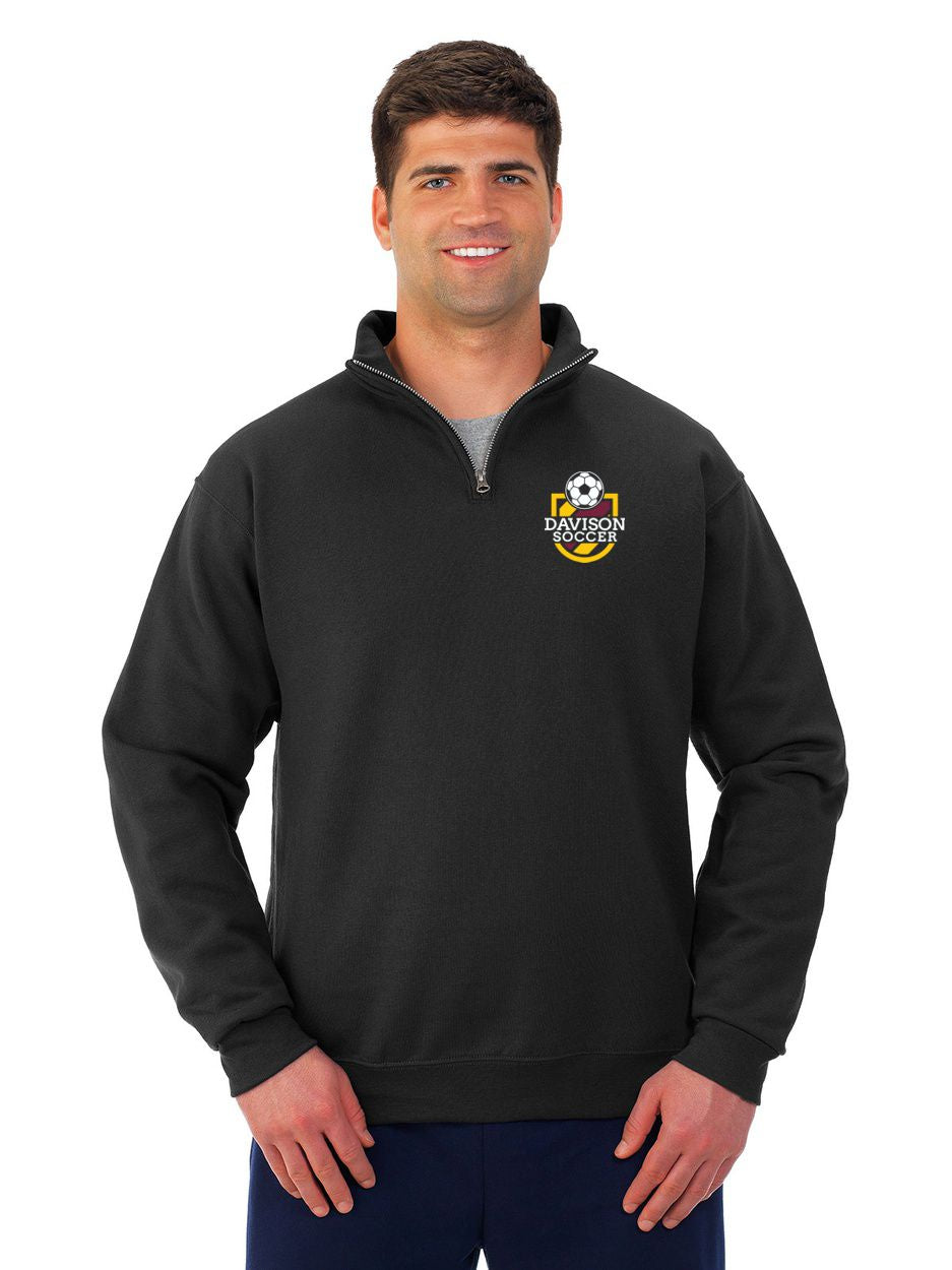 Davison Soccer 1/4 Zip Cotton Pullover