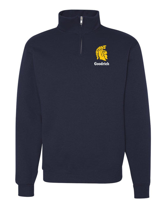 Goodrich with Logo Basic Cotton Quarter Zip Pullover