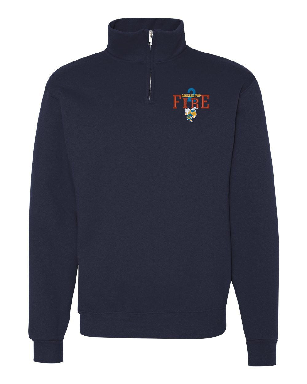 Genesee TWP Fire Department 1/4 Zip Cotton Pullover