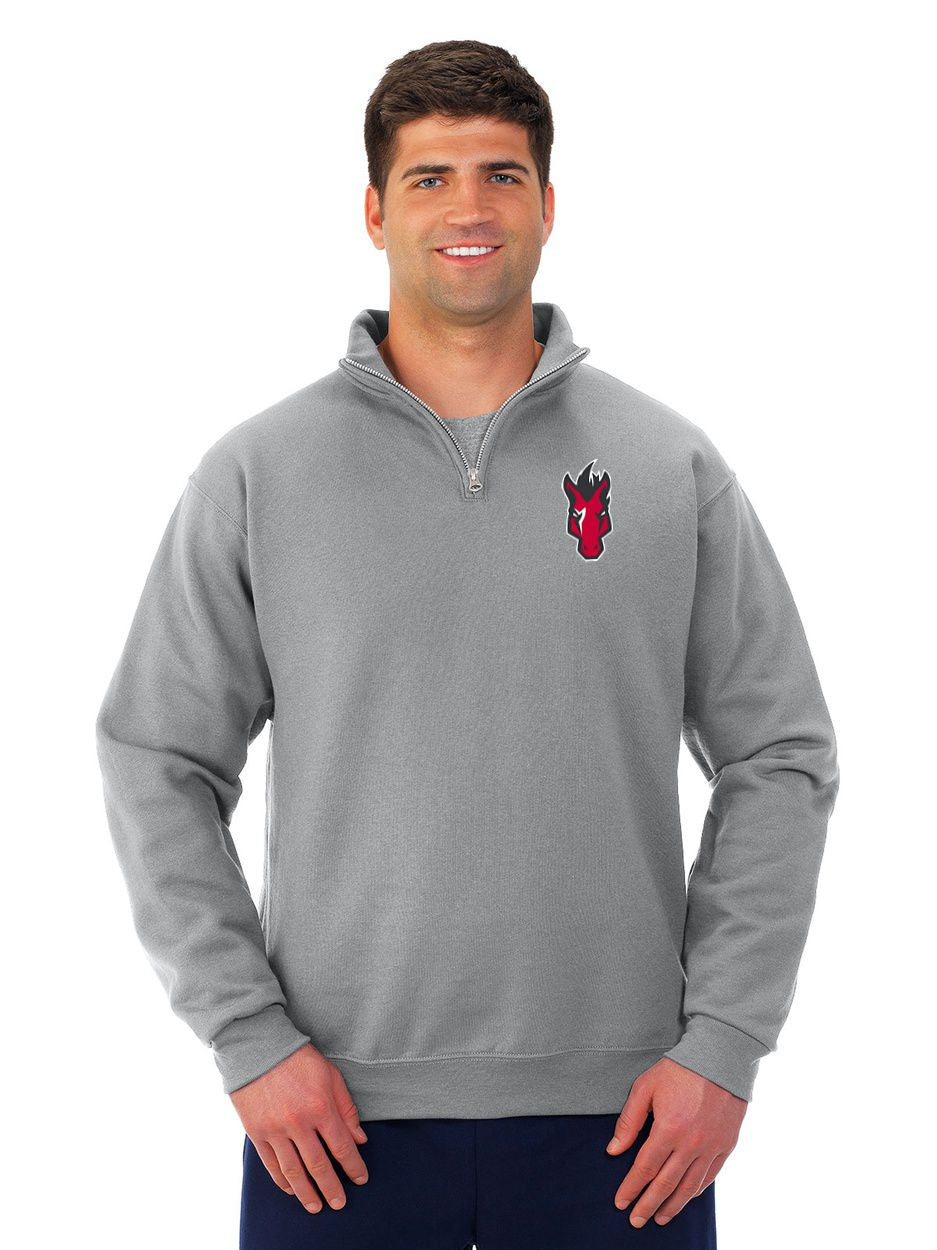 Mustangs 1/4 Zip Cotton Pullover