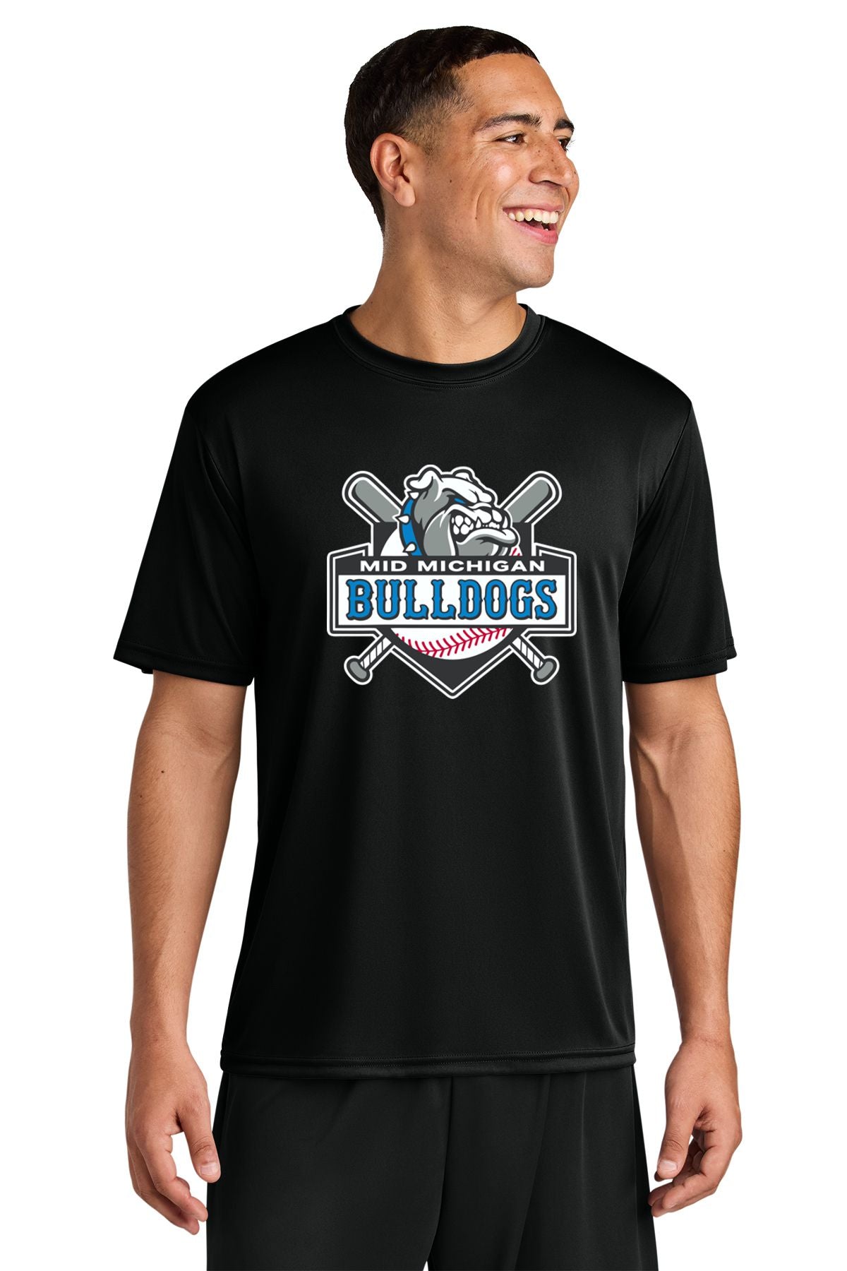 Mid Michigan Bulldogs Cooling Performance Short Sleeve Tee