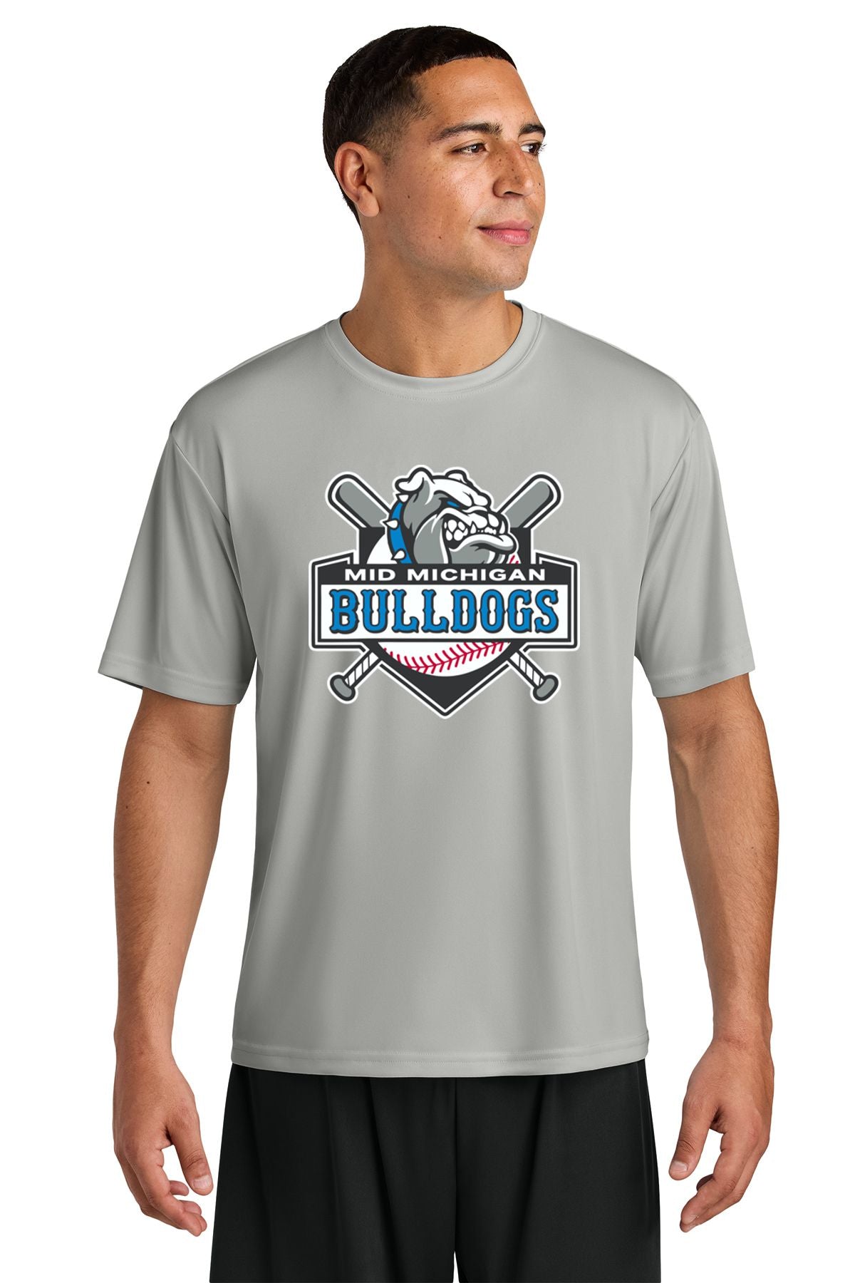 Mid Michigan Bulldogs Cooling Performance Short Sleeve Tee