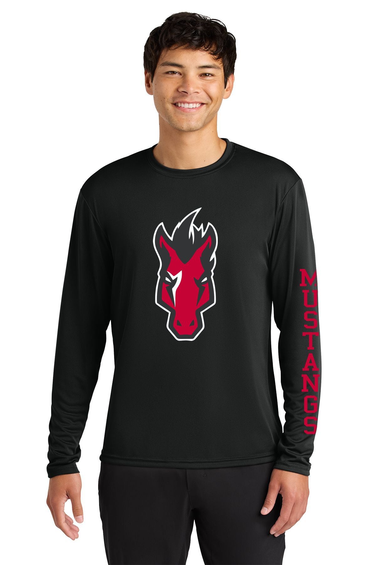 Mustangs Cooling Performance Long Sleeve Tee