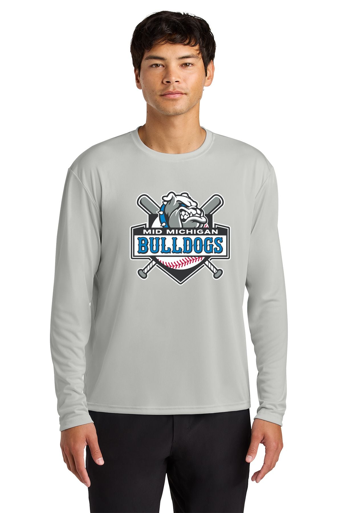 Mid Michigan Bulldogs Cooling Performance Long Sleeve Tee