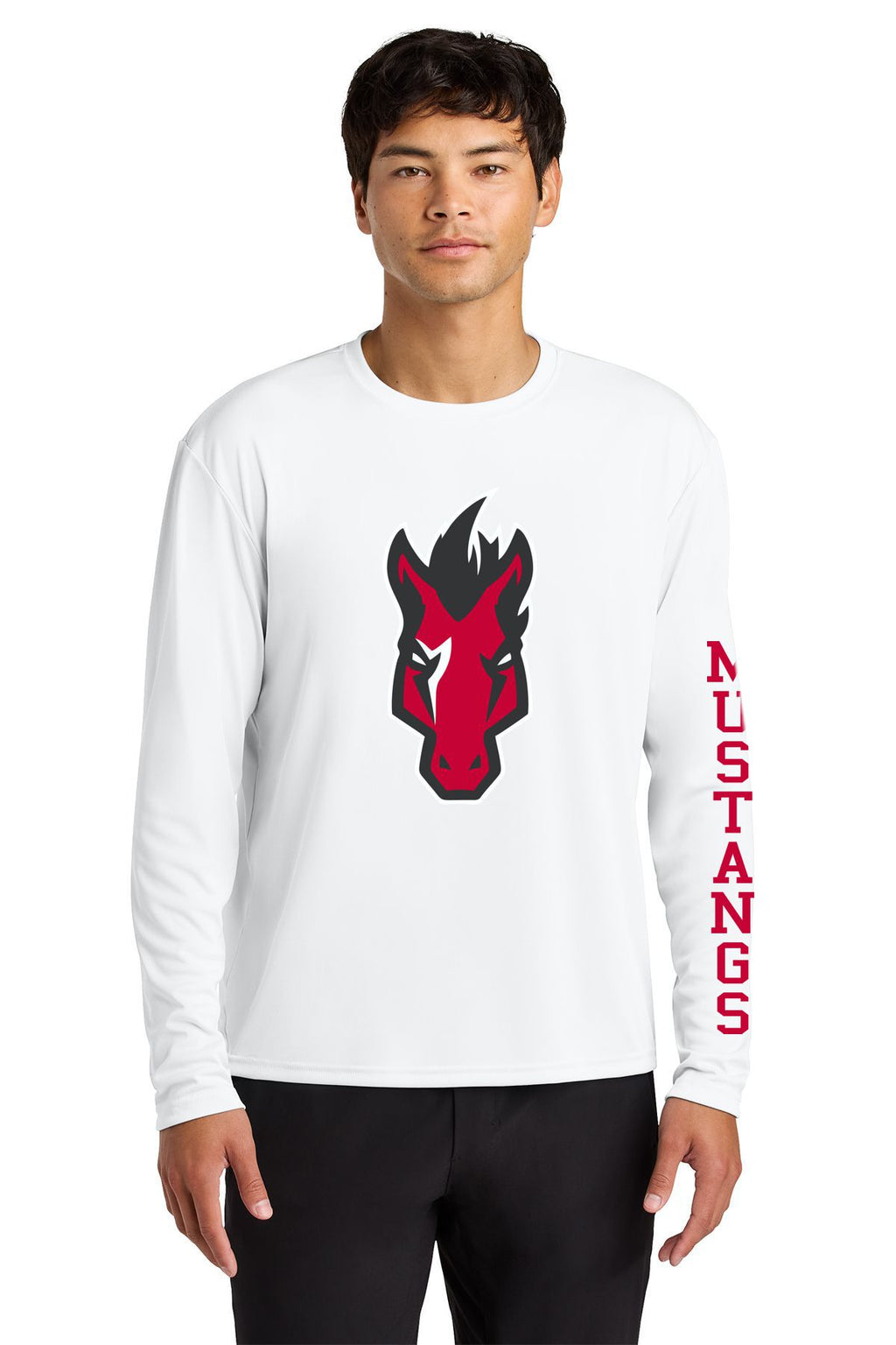 Mustangs Cooling Performance Long Sleeve Tee
