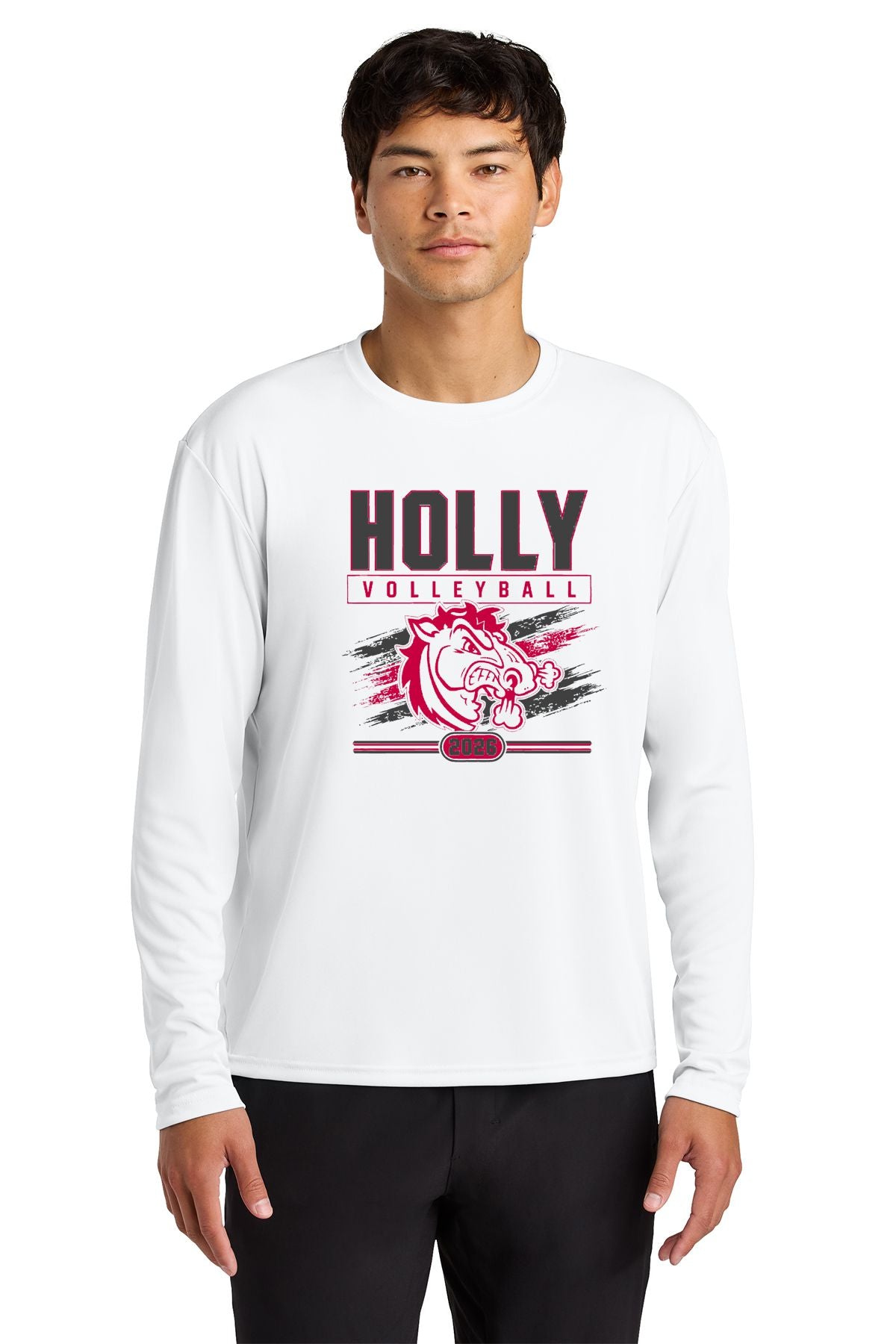 Holly Volleyball Cooling Performance Long Sleeve Tee