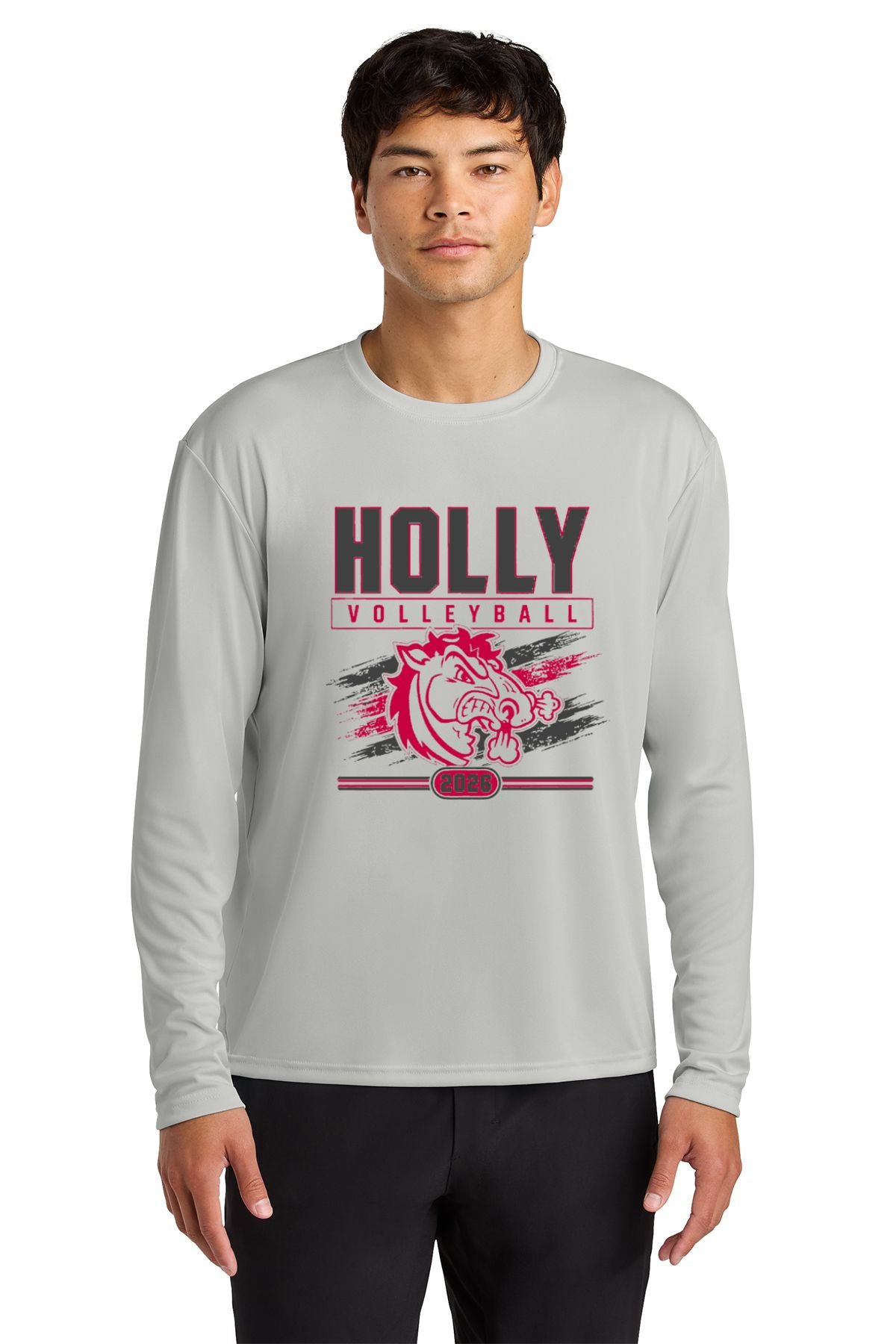 Holly Volleyball Cooling Performance Long Sleeve Tee