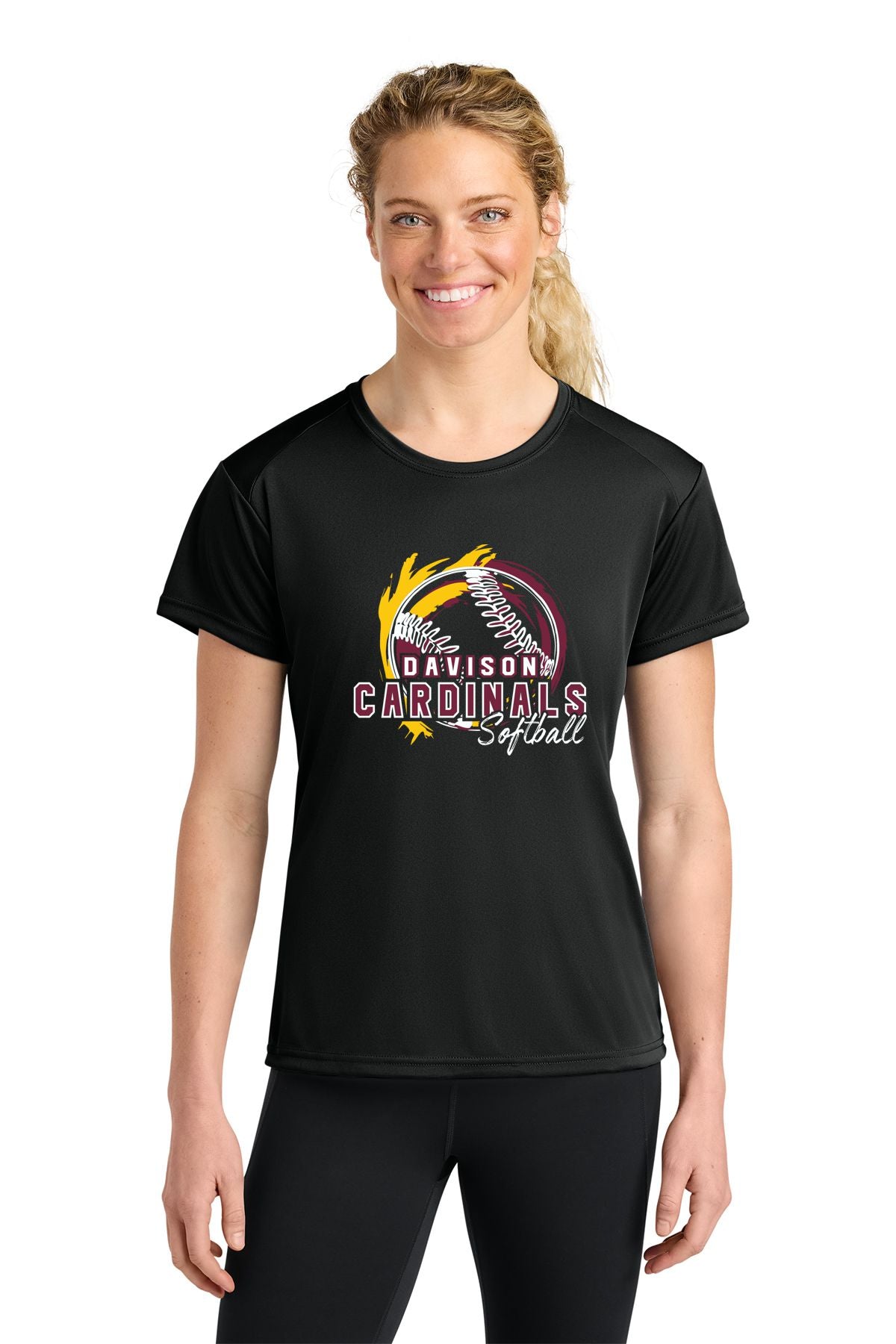 Davison Softball Women’s Cooling Performance Short Sleeve Tee