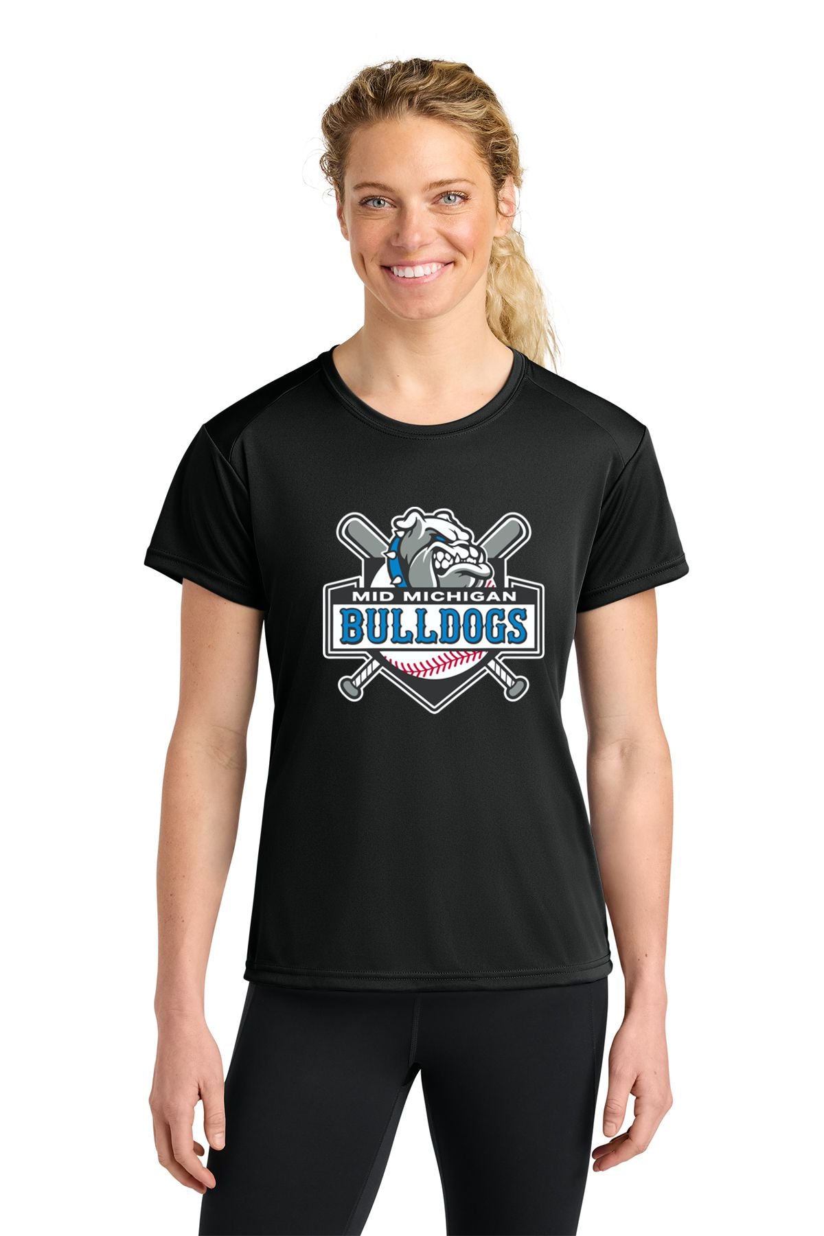 Mid Michigan Bulldogs Cooling Performance Short Sleeve Tee