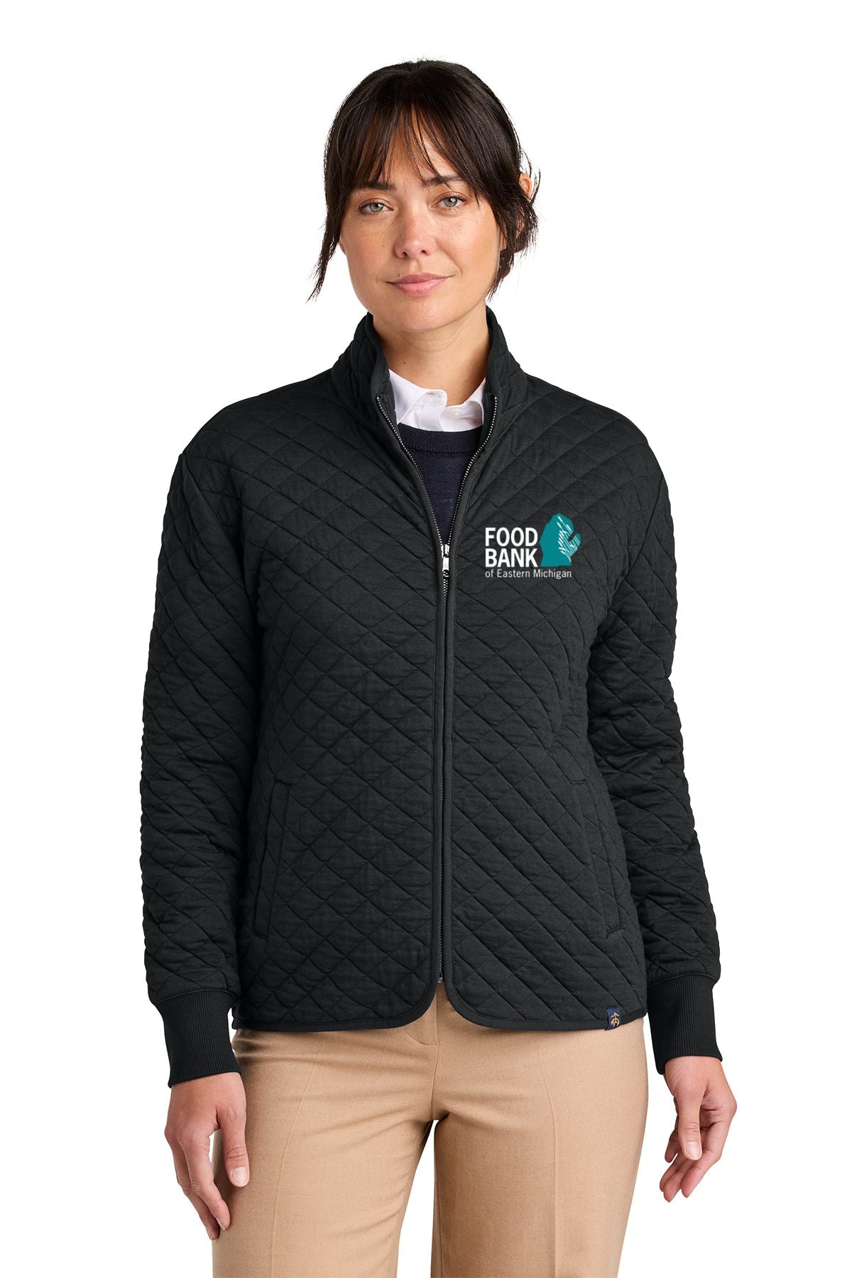Food Bank Brooks Brothers® Women’s Diamond Quilt Full-Zip