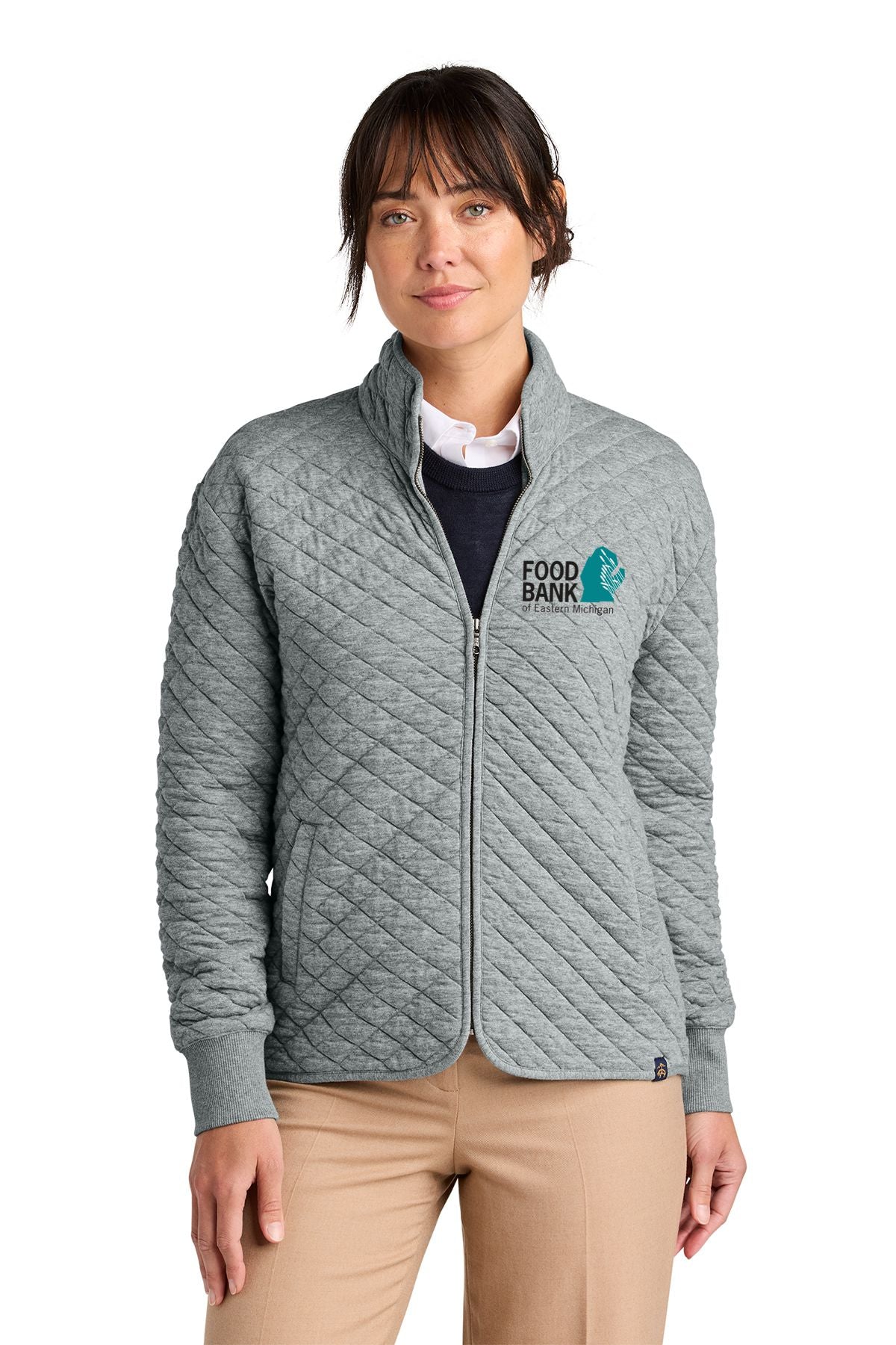Food Bank Brooks Brothers® Women’s Diamond Quilt Full-Zip