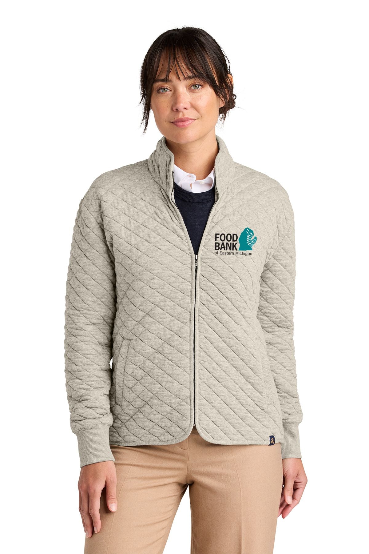 Food Bank Brooks Brothers® Women’s Diamond Quilt Full-Zip