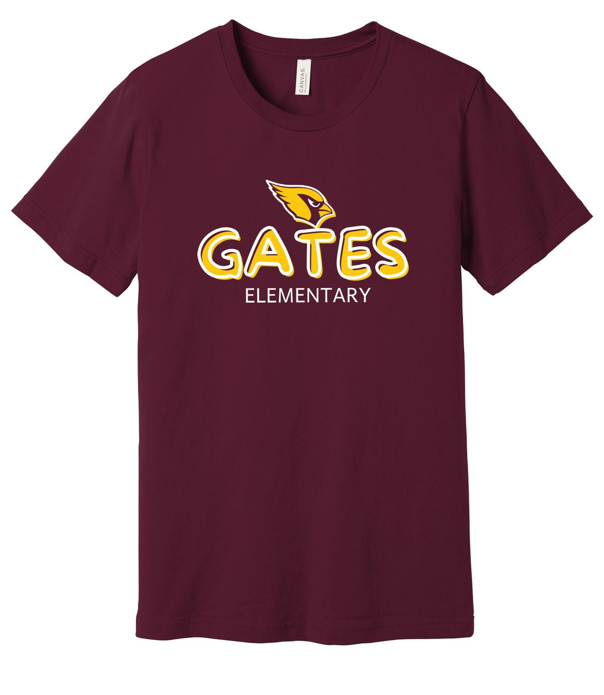 Gates Elementary Bella Canvas Short Sleeve Tee
