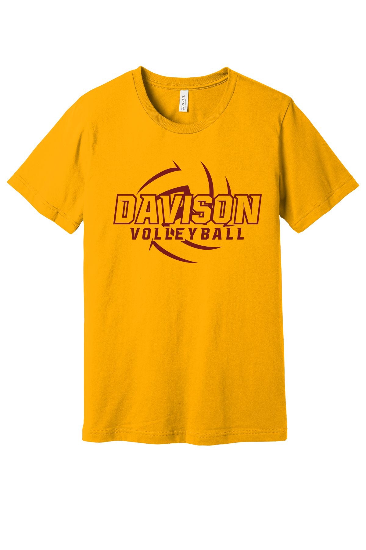 Davison Volleyball Bella Canvas Short Sleeve Tee