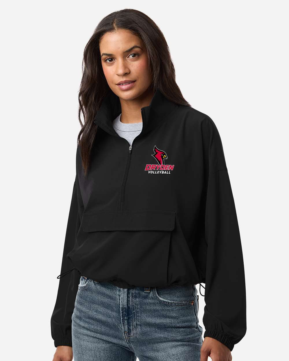 Dryden Volleyball Women's Stretch Woven Quarter-Zip Pullover