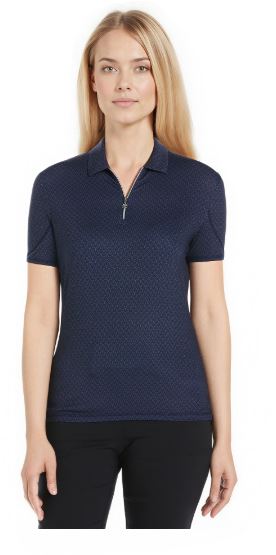 Callaway Ladies All-Over Stitched Chev Polo