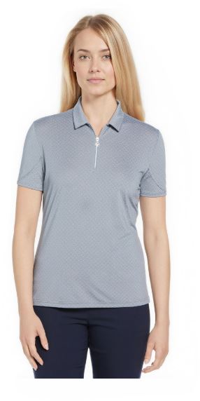 Callaway Ladies All-Over Stitched Chev Polo