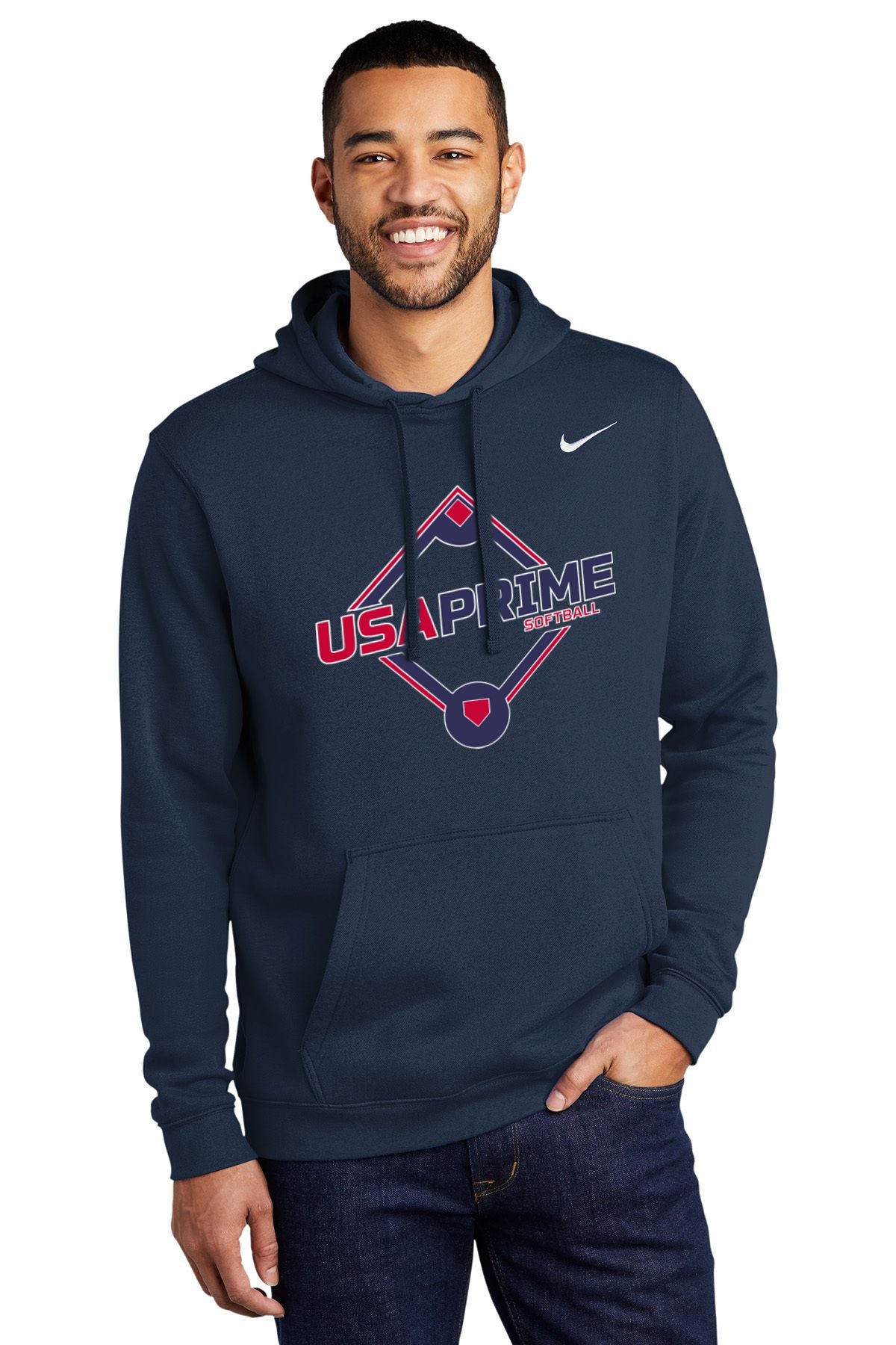 USA Prime Softball Nike Club Fleece Hood