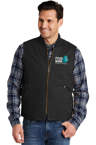 Food Bank of Eastern Michigan CornerStone® Washed Duck Cloth Vest