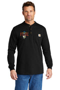Genesee TWP Fire Department Carhartt® Long Sleeve Henley T-Shirt