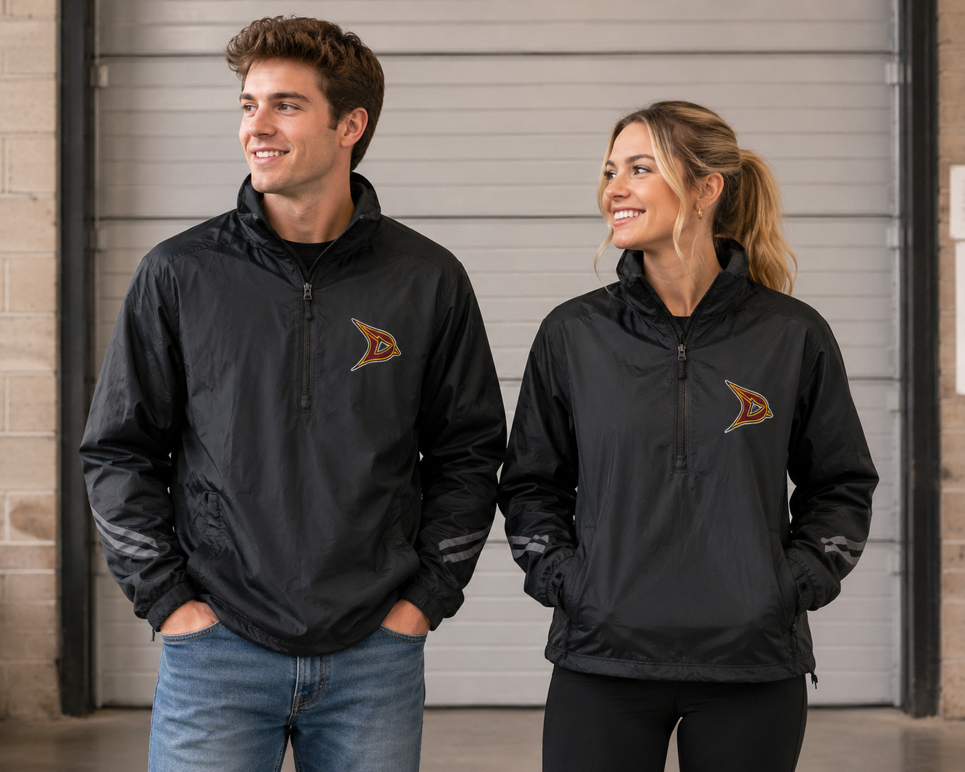 Davison 1/4 Zip Wind Jacket