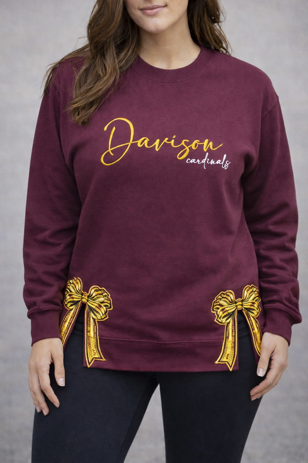Davison Cardinals Script Softstyle® Midweight Pullover Hooded Sweatshirt