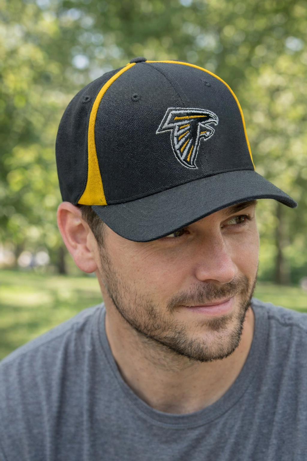 Lakeville Falcons Pre-curved bill FlexFit Trucker Caps