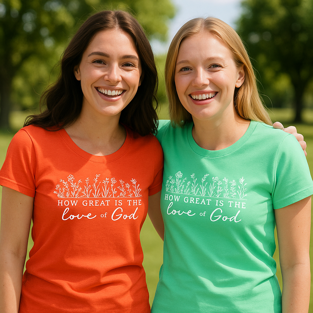 Gods Love Ladies Essential Crew Neck T-Shirt