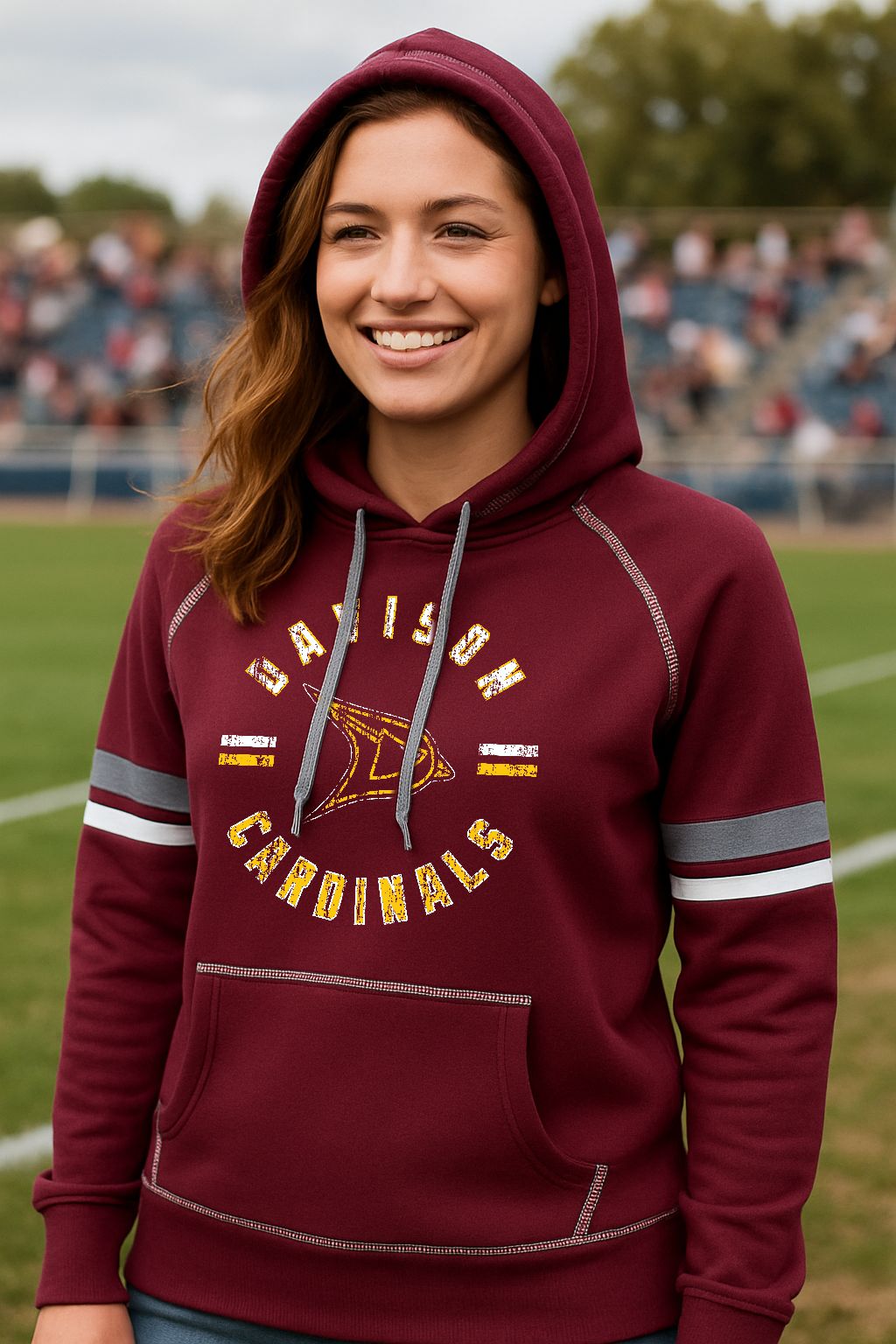Davison Circle Logo Ladies Spry Hood