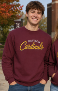 Davison Cardinals Embroidered Script Softstyle® Crewneck Sweatshirt