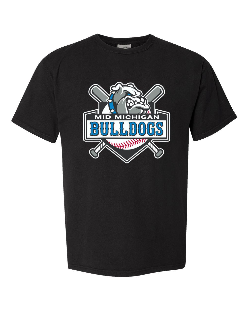 Mid Michigan Bulldogs Comfort Wash T-shirt