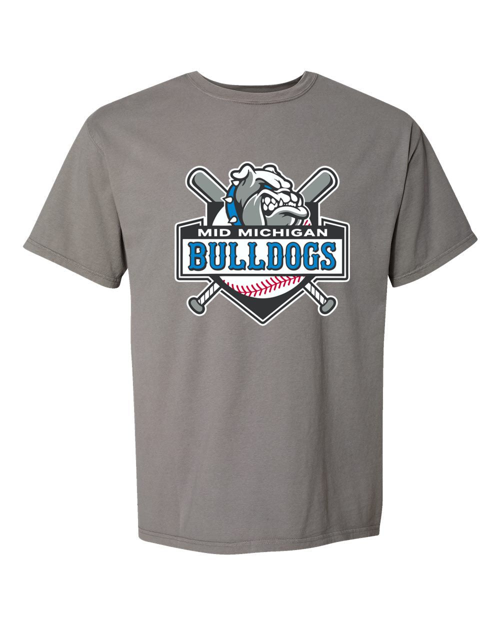 Mid Michigan Bulldogs Comfort Wash T-shirt