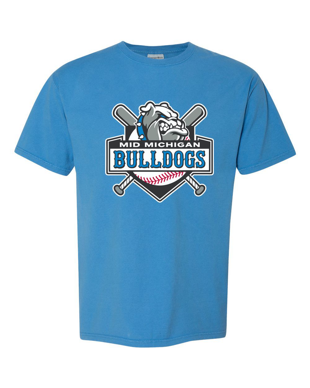 Mid Michigan Bulldogs Comfort Wash T-shirt