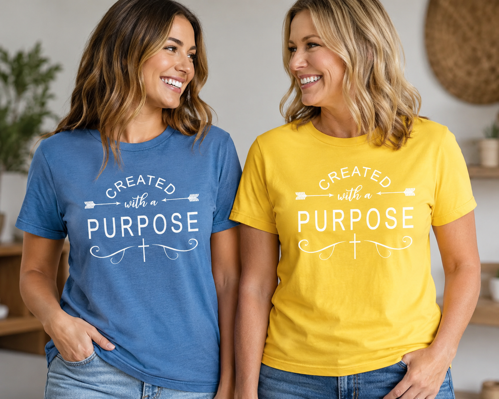 Created With A Purpose Ladies Tee